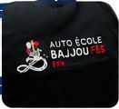 Identité brodée Auto École Bajjou